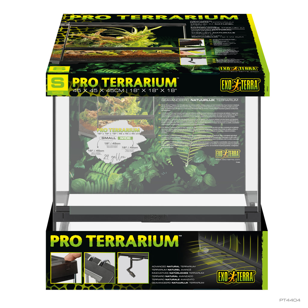 Exo-Terra Pro Terrarium Small Wide 45x45x45cm – Aquariums West