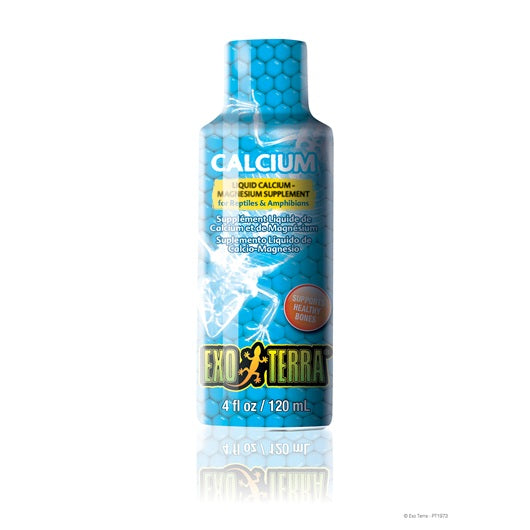 Exo Terra Calcium Liquid - Calcium-Magnesium Supplement - 120 ml