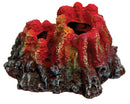 AquaFit Polyresin Double Volcano Ornament 6.7x5x4in