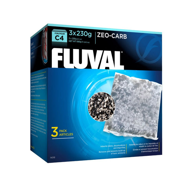 (D) FLuval C2 Zeo-Carb 3X70G (2.47Oz)