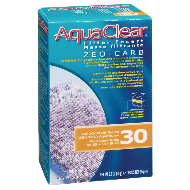 AquaClear 30 Zeo-Carb Filter Insert, 65 g (2.3 oz)