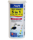API 5 in 1 Test Strips 100pk