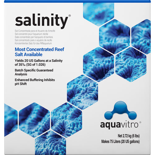 Aquavitro Salinity 5.6lb 75L/20G (In store pickup only)