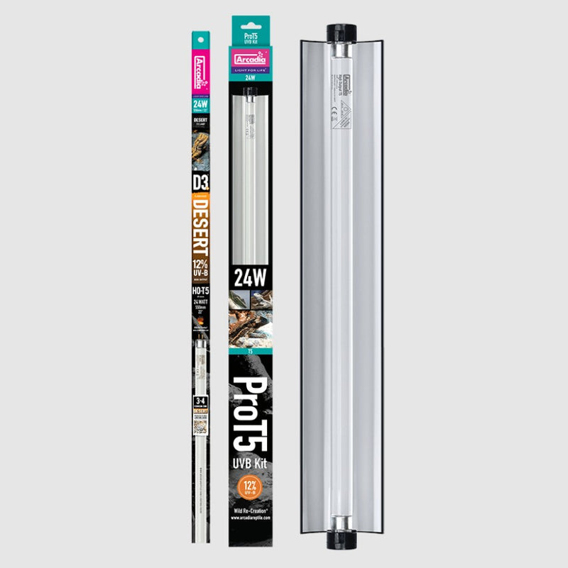 Arcadia Pro T5 UVB Kit 48" with 12% Bulb 54W