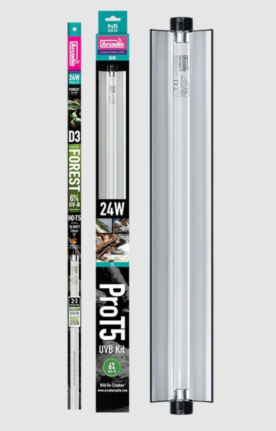 Arcadia Pro T5 Dragon UVB Kit 48" with 14% Bulb