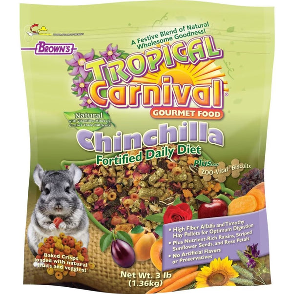 FMB Tropical Carnival Natural Chinchilla Food 3 lb