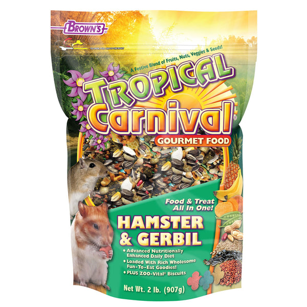 Brown's Tropical Carnival Gourmet Hamster Food 2 lb