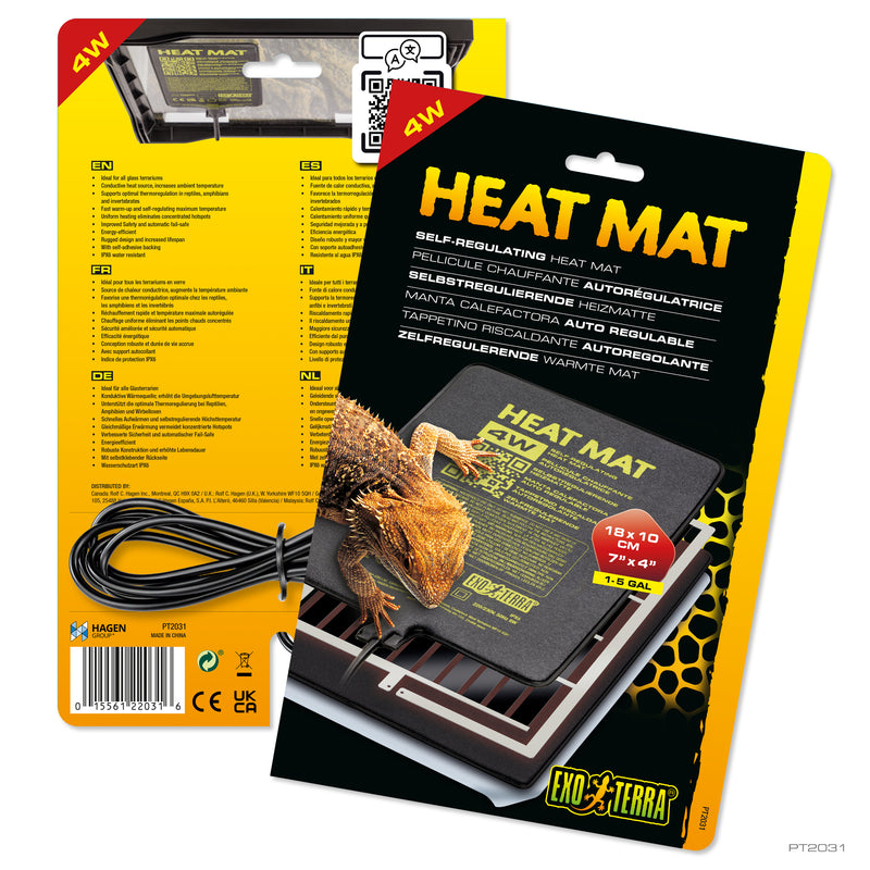 Exo Terra Self-regulating Heat Mat 4W 18x10cm/7x4"