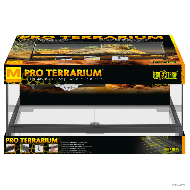Exo-Terra Pro Terrarium Medium Low 60x45x30cm