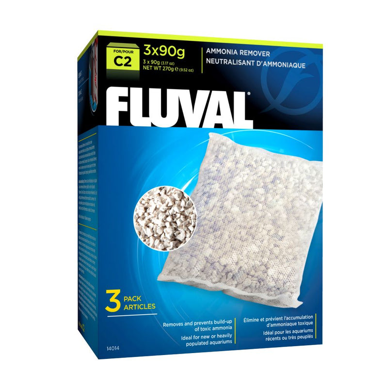 Fluval C2 Ammonia Remover, 3-pack