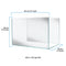 Fluval Visi-White 45P Aquarium Tank 10.7G/40.5L