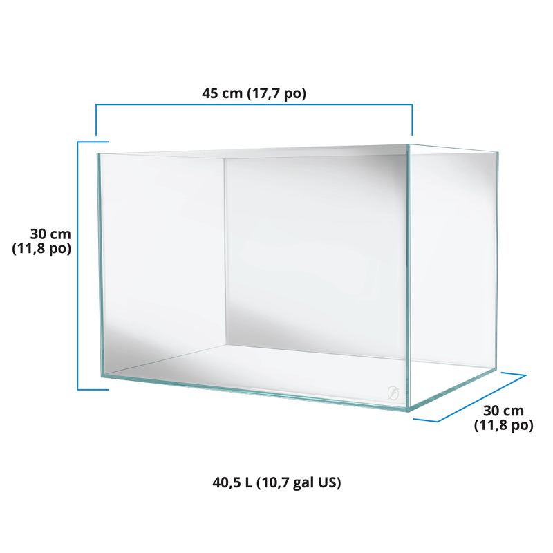 Fluval Visi-White 45P Aquarium Tank 10.7G/40.5L
