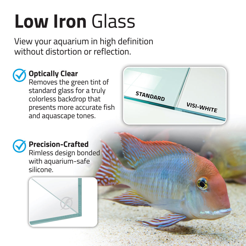 Fluval Visi-White 45P Aquarium Tank 10.7G/40.5L