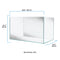Fluval Visi-White 60P Aquarium Tank 20.6G/78L