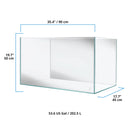 Fluval Visi-White 90P Aquarium Tank 53.6G/202.5L