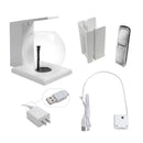 Fluval LIV Microscaping Aquarium Kit - White/Teak - 33 x 31.75 cm (13 x 12.5 in)