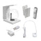 Fluval LIV Microscaping Aquarium Kit - White/Teak - 33 x 31.75 cm (13 x 12.5 in)