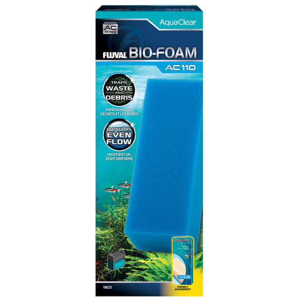 Fluval AquaClear 110 Bio-Foam Filter Insert - Blue - 1 pack