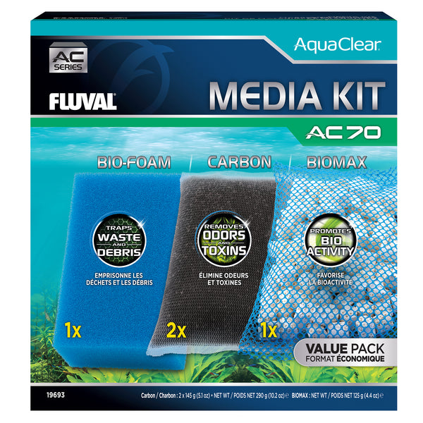 Fluval AquaClear 70 Filter Media Maintenance Kit