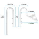 Fluval Glass Lily Pipe Set - 17 mm