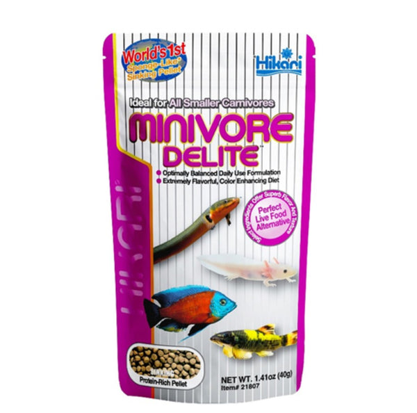 Hikari Minivore Delite Sinking Pellets 1.41oz/40g