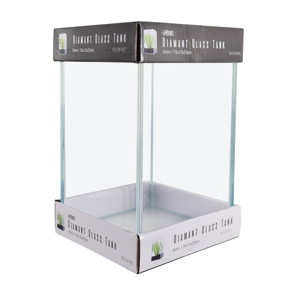 Ista Diamant Glass Tank 15x15x25cm – Aquariums West