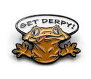 Pangea "Get Derpy" Crested Gecko Pin