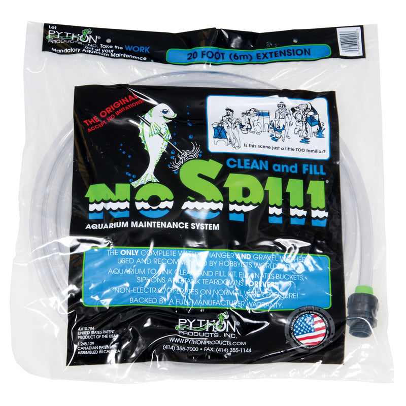 Python No Spill Clean and Fill Extension - 20 ft – Aquariums West