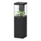 Aquatlantis Tower 96 Aquarium & Cabinet - Black - 16"x16"x57.5"