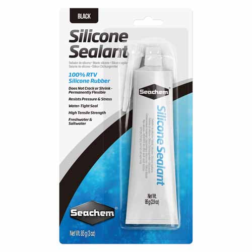 Seachem Silicone Sealant Clear or Black 85g/3oz.