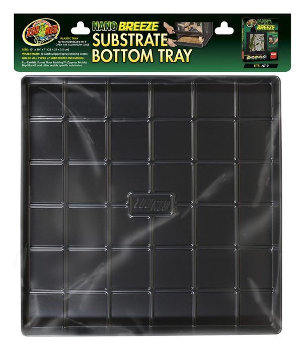 Zoo Med Substrate Nano Bottom Tray 10x10x1" for NT9