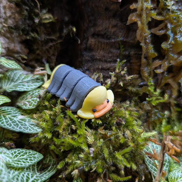 3D Printed - Isopod Rubber Ducky (4cm)