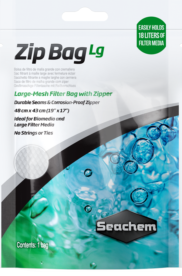 Seachem Zip Bag Large 19 x 17"