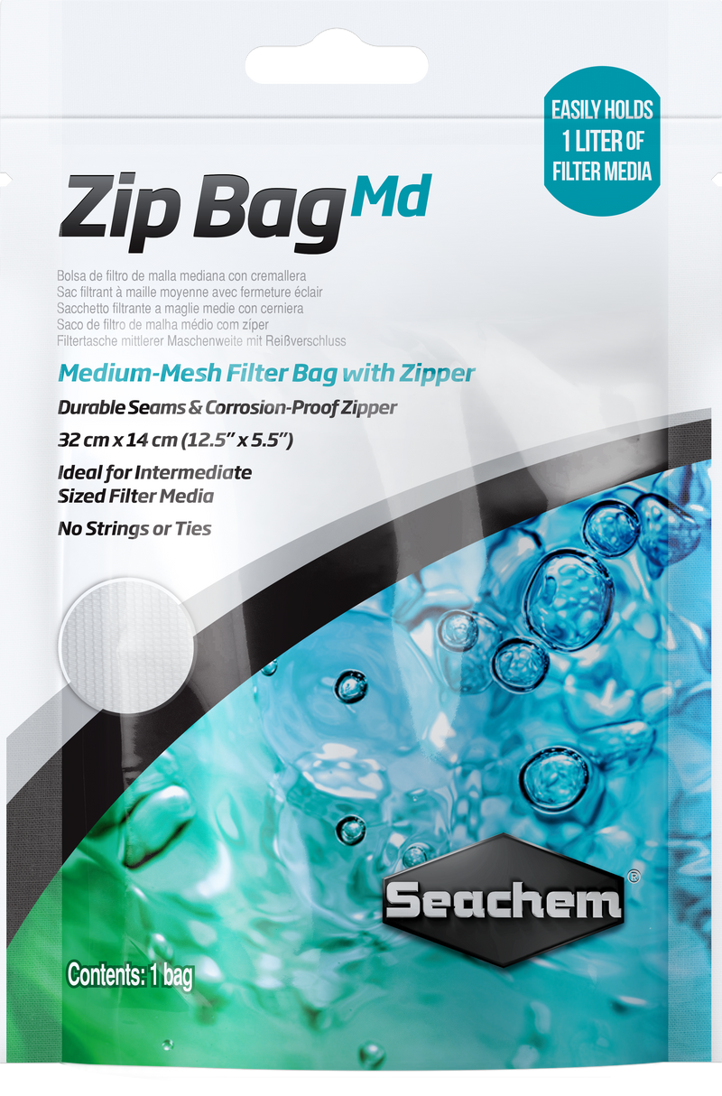 Seachem Zip Bag Medium12.5x5.5"