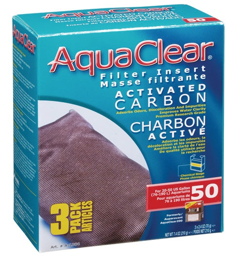AquaClear 50 Activated Carbon 3 Pack