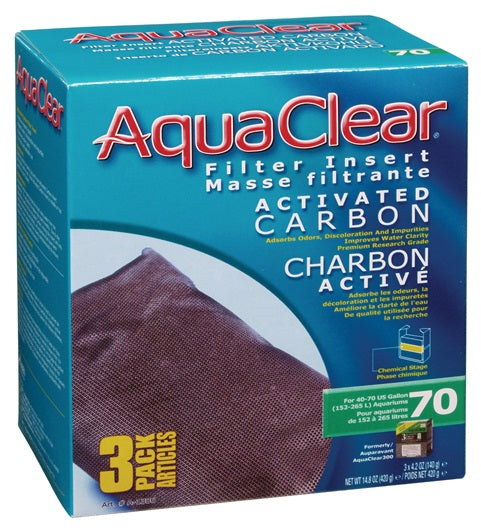 AquaClear 70 Activated Carbon 3 Pack