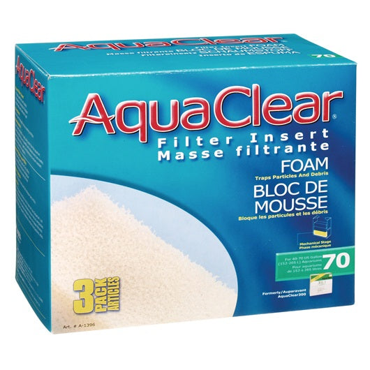 AquaClear 70 Foam 3 Pack