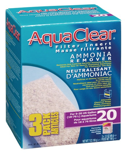 AquaClear 20 Ammonia Remover 3 Pack