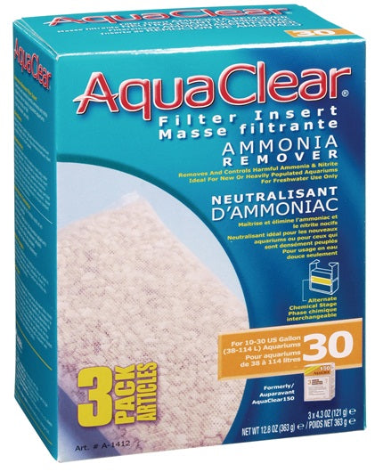 AquaClear 30 Ammonia Remover 3 Pack