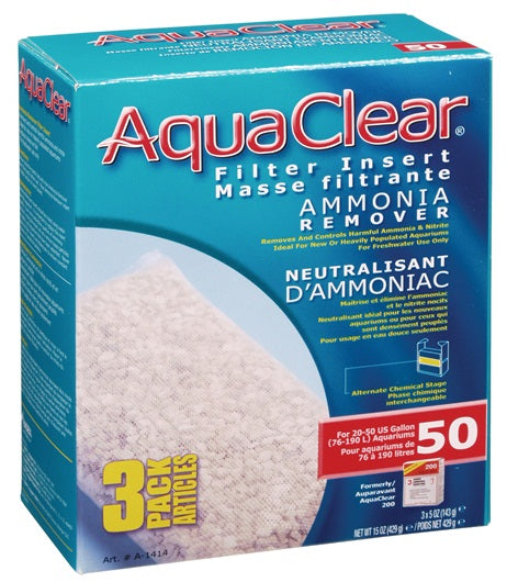 AquaClear 50 Ammonia Remover 3 Pack