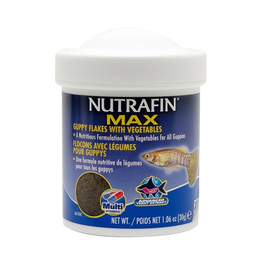 Nutrafin Max Guppy Flakes With Vegetables 30g/1.06oz