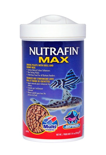 Nutrafin Max Sinking Pellets with Krill and Shrimp Meal