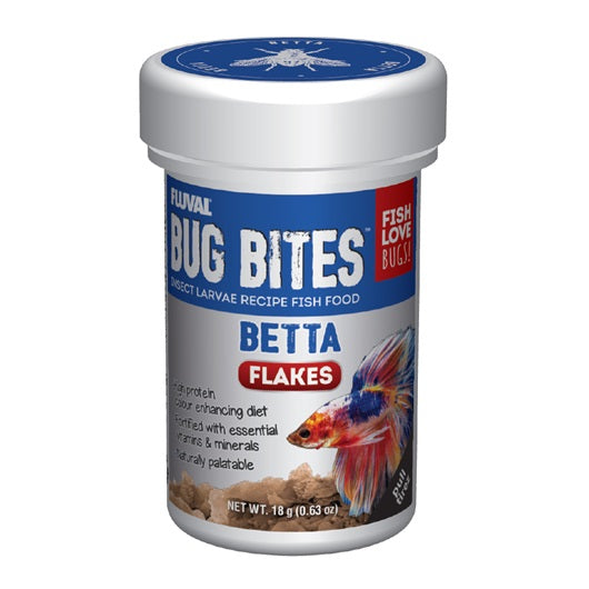 Fluval Bug Bites Betta Flakes 18 g (0.63 oz)