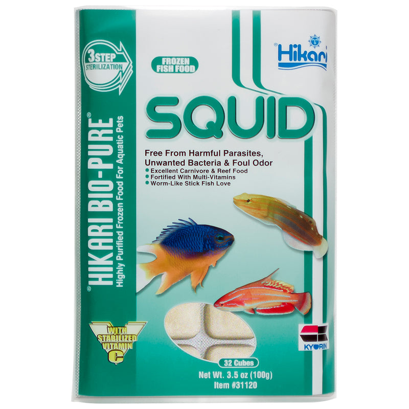 Hikari Frozen Squid 100g/3.5oz – Aquariums West