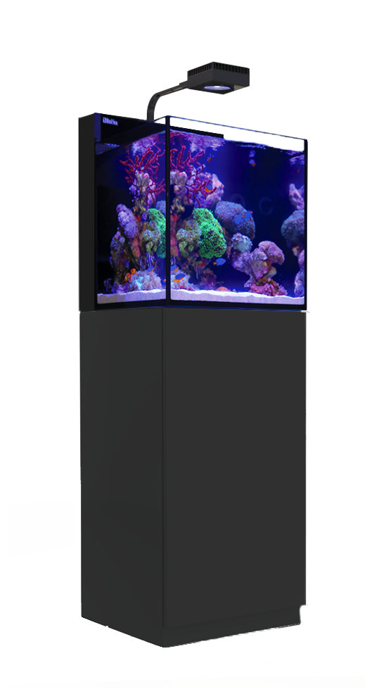 Red Sea Max Nano Cube with ReefLED 50 with Cabinet - Black or White - SPECIAL ORDER