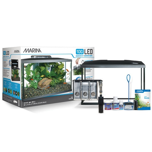 Marina 10G LED Glass Aquarium Kit - 38 L (10 US gal)