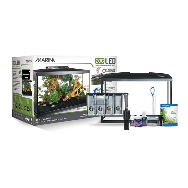 Marina 5g led 2025 glass aquarium kit