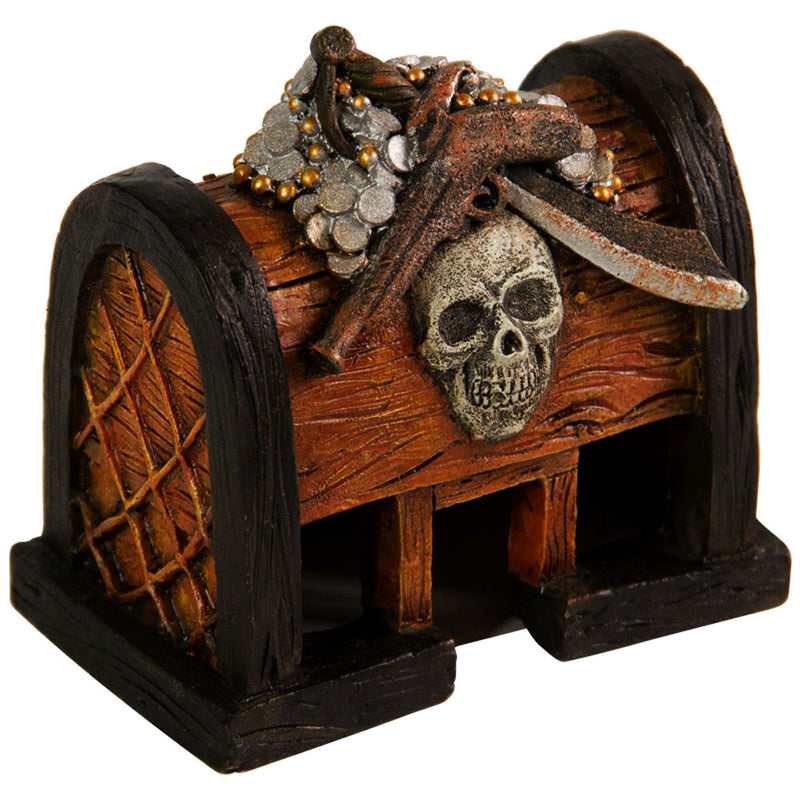 AquaFit Polyresin Pirate Chest 4x2.5x3.5"