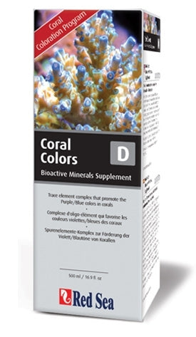 Red Sea Trace Colors BioActive Elements+ (Coral Colors D) 500ml