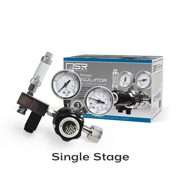 SRA Single Stage CO2 Regulator Kit w/bubble Counter/Solenoid Valve